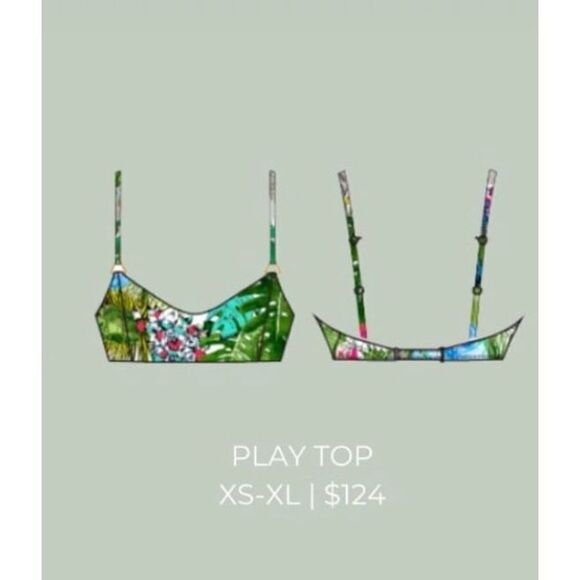 Swiminista x Christian Lacroix Play Top in Jardin Exo’Chic Print Size S‎ - Picture 5 of 11
